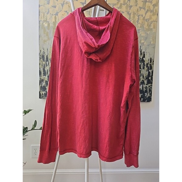 Denim & Supply Ralph Lauren Hoodie Long Sleeve Hooded Shirt Mens Large Red Eagle - Picture 6 of 7